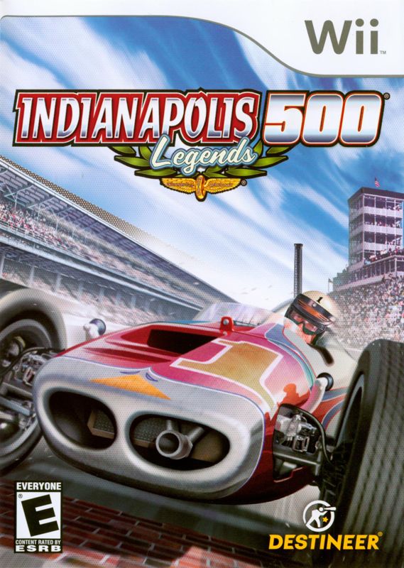Indianapolis 500 Legends box art for Wii